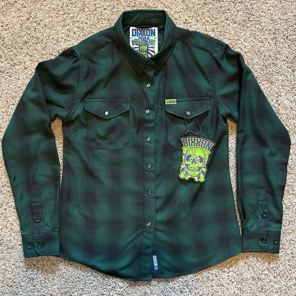 Dixxon Absinthe Flannel Women’s Medium NWT